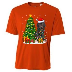 Cane Corso Dog Lover Xmas Tree Santa Cane Corso Christmas Great Gift Cooling Performance Crew T-Shirt