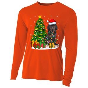 Cane Corso Dog Lover Xmas Tree Santa Cane Corso Christmas Great Gift Cooling Performance Long Sleeve Crew