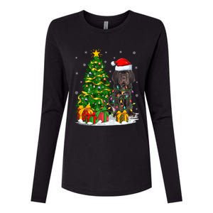 Cane Corso Dog Lover Xmas Tree Santa Cane Corso Christmas Great Gift Womens Cotton Relaxed Long Sleeve T-Shirt