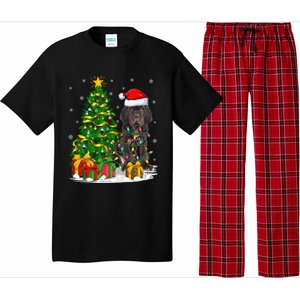 Cane Corso Dog Lover Xmas Tree Santa Cane Corso Christmas Great Gift Pajama Set