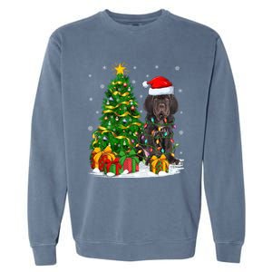 Cane Corso Dog Lover Xmas Tree Santa Cane Corso Christmas Great Gift Garment-Dyed Sweatshirt