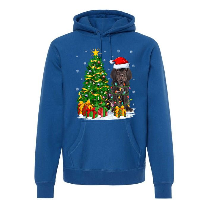 Cane Corso Dog Lover Xmas Tree Santa Cane Corso Christmas Great Gift Premium Hoodie