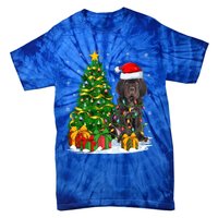 Cane Corso Dog Lover Xmas Tree Santa Cane Corso Christmas Great Gift Tie-Dye T-Shirt