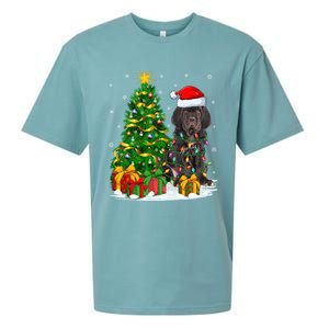 Cane Corso Dog Lover Xmas Tree Santa Cane Corso Christmas Great Gift Sueded Cloud Jersey T-Shirt