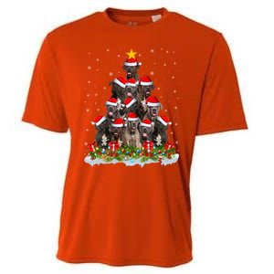 Cane Corso Dog Lover Xmas Tree Santa Christmas Cane Corso Gift Cooling Performance Crew T-Shirt