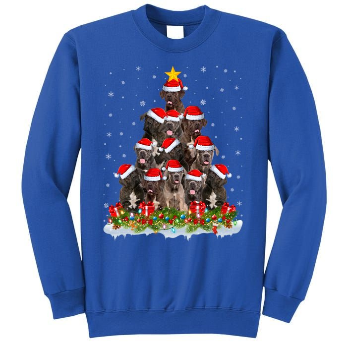 Cane Corso Dog Lover Xmas Tree Santa Christmas Cane Corso Gift Sweatshirt