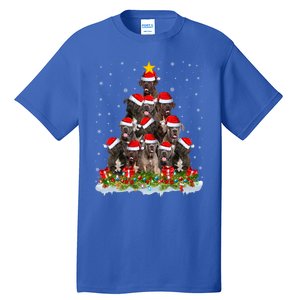 Cane Corso Dog Lover Xmas Tree Santa Christmas Cane Corso Gift Tall T-Shirt