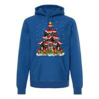 Cane Corso Dog Lover Xmas Tree Santa Christmas Cane Corso Gift Premium Hoodie