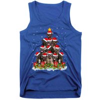 Cane Corso Dog Lover Xmas Tree Santa Christmas Cane Corso Gift Tank Top