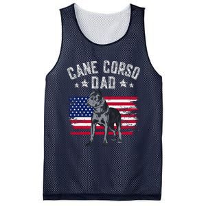 Cane Corso Dad American Flag Best Italian Mastiff Dog Lover Mesh Reversible Basketball Jersey Tank