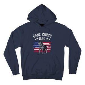 Cane Corso Dad American Flag Best Italian Mastiff Dog Lover Tall Hoodie