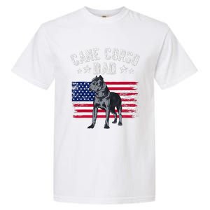 Cane Corso Dad American Flag Best Italian Mastiff Dog Lover Garment-Dyed Heavyweight T-Shirt