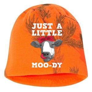 Cute Cow Design For Dairy Cow Lover Cattle Farming Kati - Camo Knit Beanie