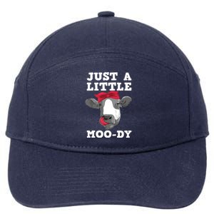 Cute Cow Design For Dairy Cow Lover Cattle Farming 7-Panel Snapback Hat