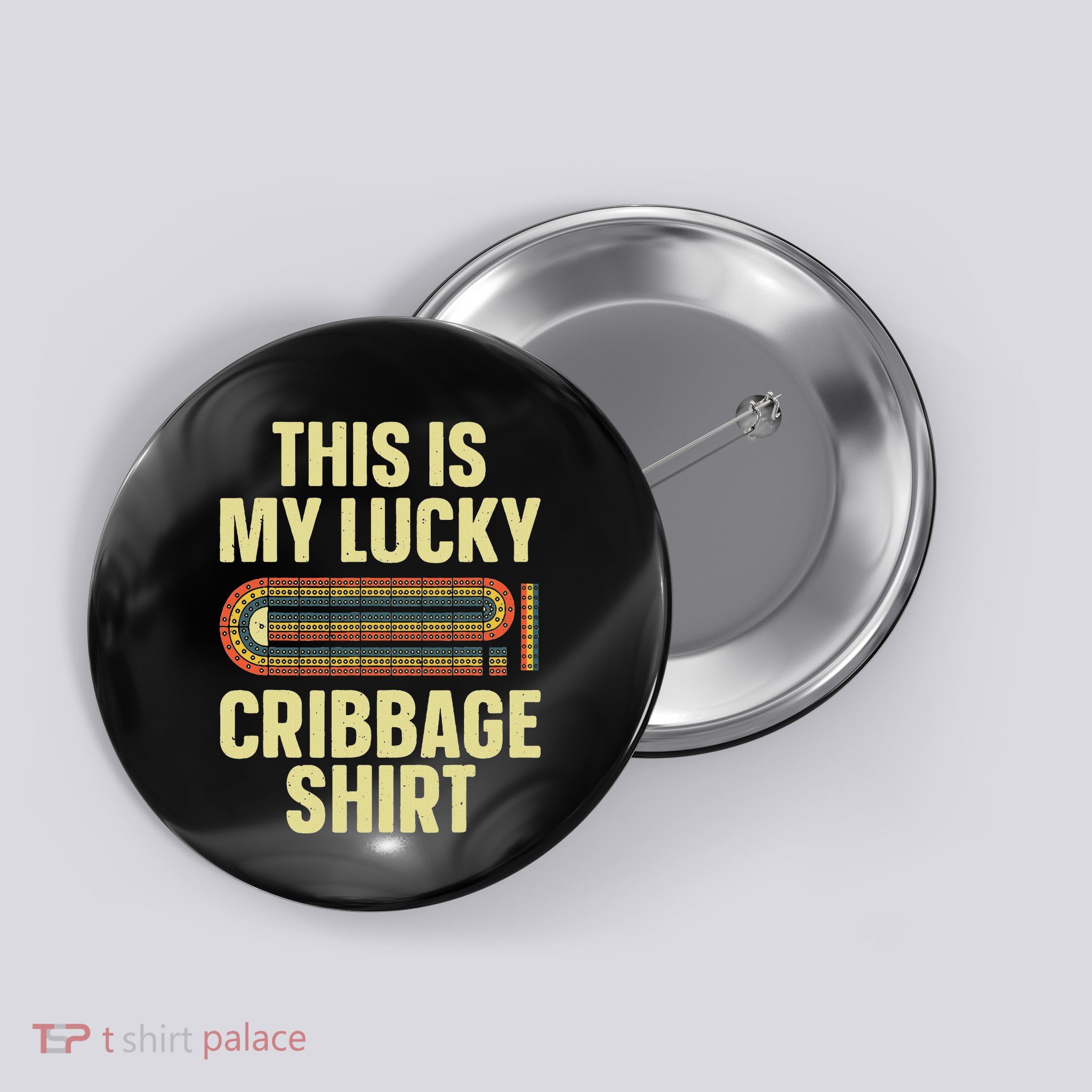 Cool Cribbage Design For Women Card Game Cribbage Lover Button