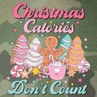 Christmas Calories Dont Count Funny Holiday Legacy Tie Dye Trucker Hat