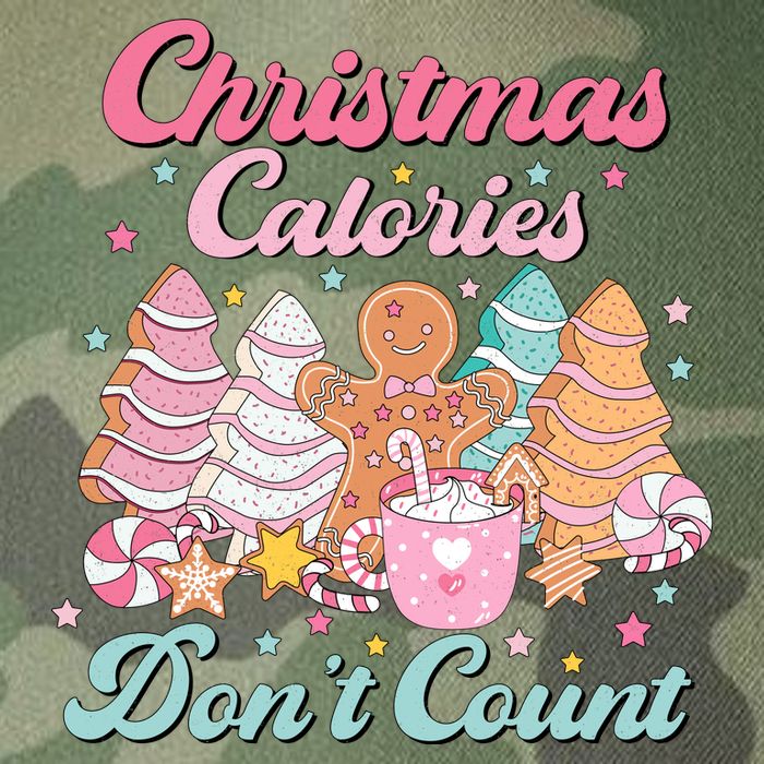 Christmas Calories Dont Count Funny Holiday Legacy Tie Dye Trucker Hat