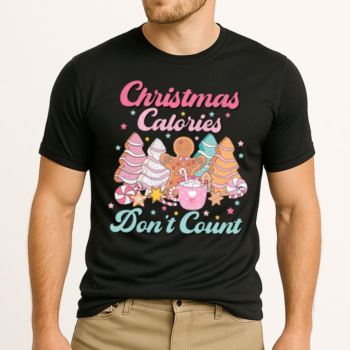Christmas Calories Dont Count Funny Holiday Performance Shirt