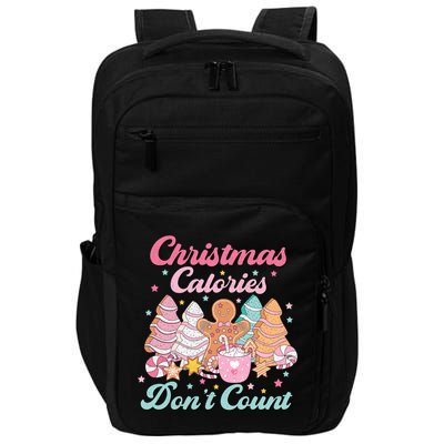 Christmas Calories Dont Count Funny Holiday Impact Tech Backpack