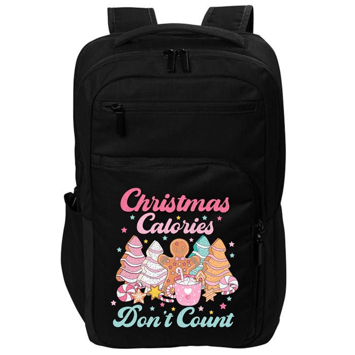 Christmas Calories Dont Count Funny Holiday Impact Tech Backpack