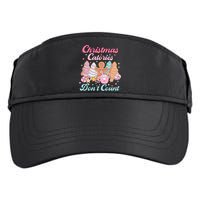 Christmas Calories Dont Count Funny Holiday Adult Drive Performance Visor