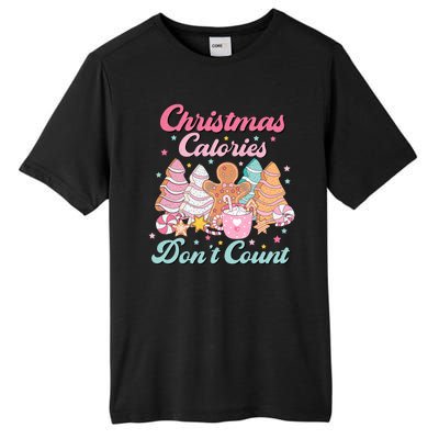 Christmas Calories Dont Count Funny Holiday Tall Fusion ChromaSoft Performance T-Shirt