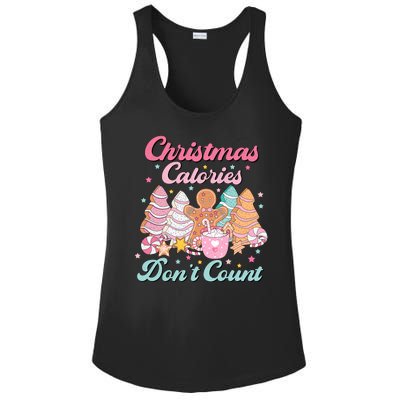 Christmas Calories Dont Count Funny Holiday Ladies PosiCharge Competitor Racerback Tank