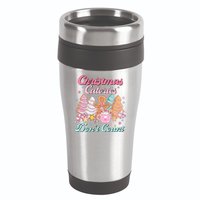 Christmas Calories Dont Count Funny Holiday 16oz Travel Tumbler
