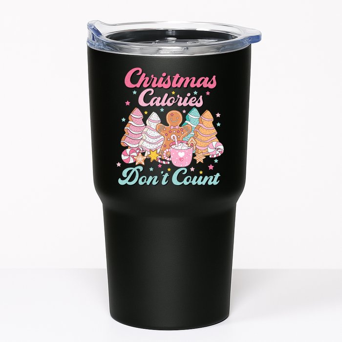 Christmas Calories Dont Count Funny Holiday Tumbler