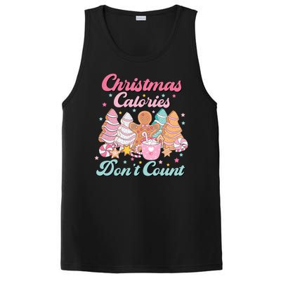 Christmas Calories Dont Count Funny Holiday PosiCharge Competitor Tank