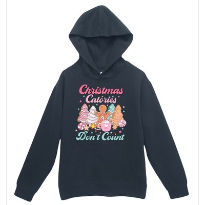 Christmas Calories Dont Count Funny Holiday Urban Pullover Hoodie