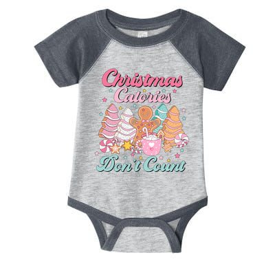 Christmas Calories Dont Count Funny Holiday Infant Baby Jersey Bodysuit