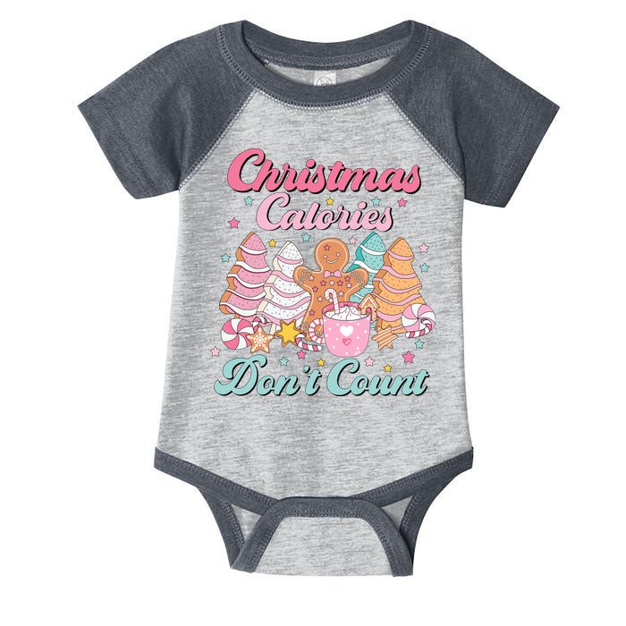 Christmas Calories Dont Count Funny Holiday Infant Baby Jersey Bodysuit