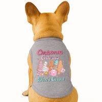 Christmas Calories Dont Count Funny Holiday Doggie Tank