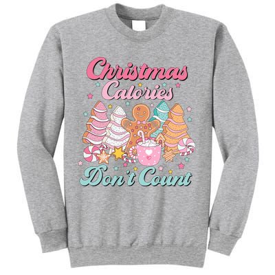 Christmas Calories Dont Count Funny Holiday Sweatshirt