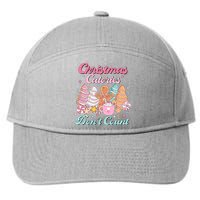 Christmas Calories Dont Count Funny Holiday 7-Panel Snapback Hat