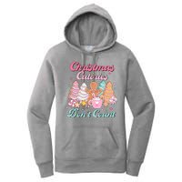 Christmas Calories Dont Count Funny Holiday Women's Pullover Hoodie