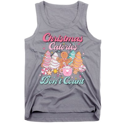 Christmas Calories Dont Count Funny Holiday Tank Top