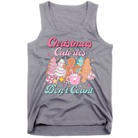 Christmas Calories Dont Count Funny Holiday Tank Top