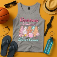 Christmas Calories Dont Count Funny Holiday Tank Top