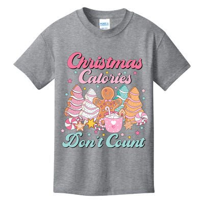 Christmas Calories Dont Count Funny Holiday Kids T-Shirt