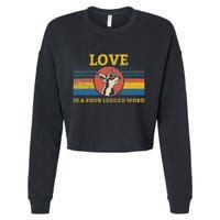 ChihuahueñO Chihuahua Dog Breed Cropped Pullover Crew