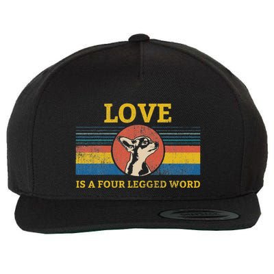 ChihuahueñO Chihuahua Dog Breed Wool Snapback Cap
