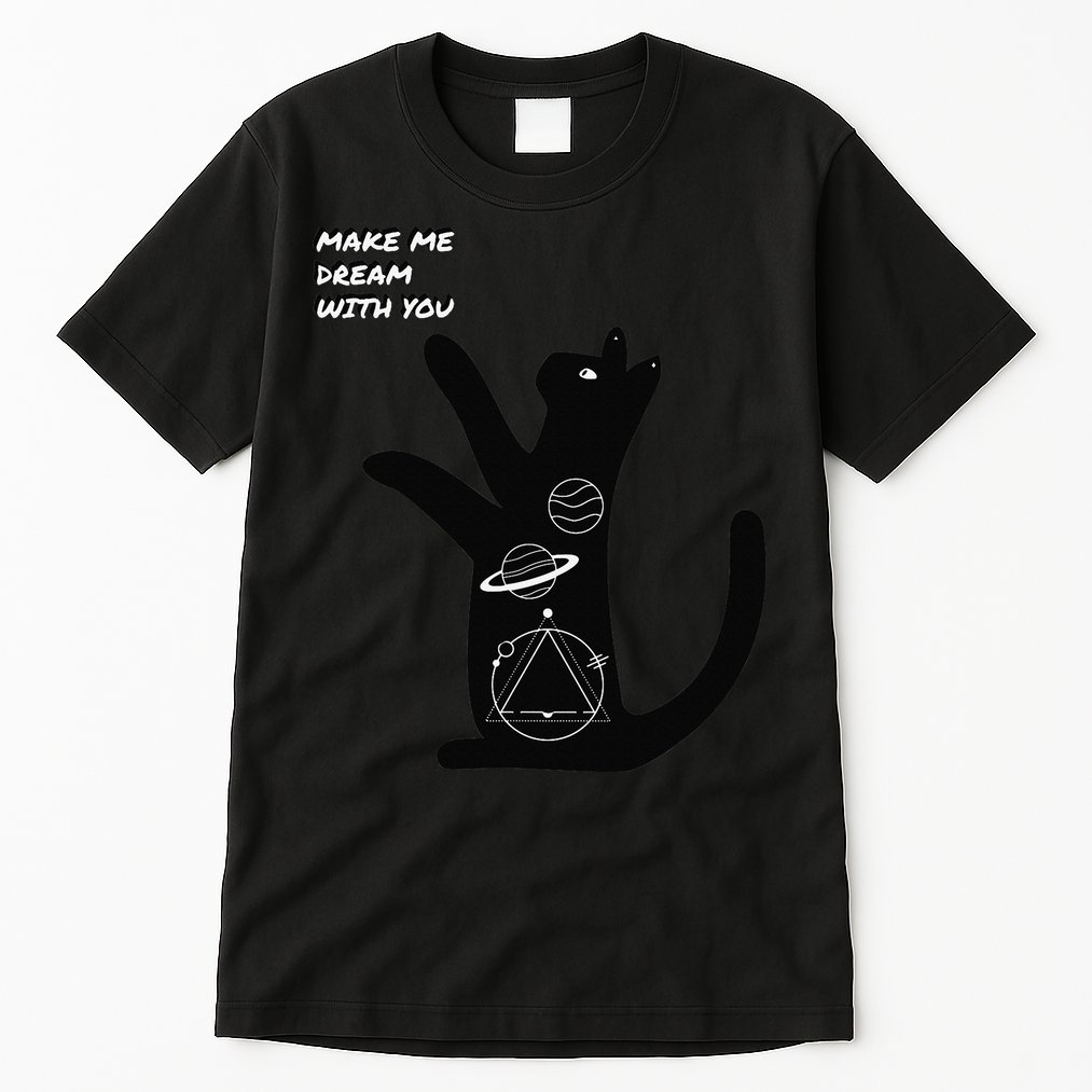 Cosmic Cat Dream Make Me Dream With You Tall T-Shirt