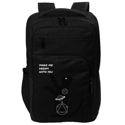 Cosmic Cat Dream Make Me Dream With You Impact Tech Backpack