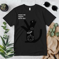 Cosmic Cat Dream Make Me Dream With You Premium T-Shirt