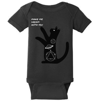 Cosmic Cat Dream Make Me Dream With You Baby Bodysuit