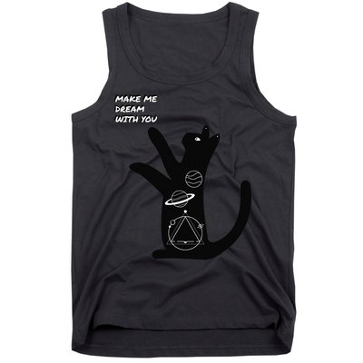 Cosmic Cat Dream Make Me Dream With You Tank Top