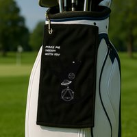 Cosmic Cat Dream Make Me Dream With You Golf Towel