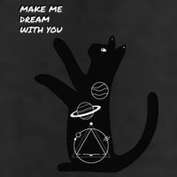 Cosmic Cat Dream Make Me Dream With You Golf Towel